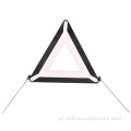 triângulo de aviso de refletor de alta visibilidade
